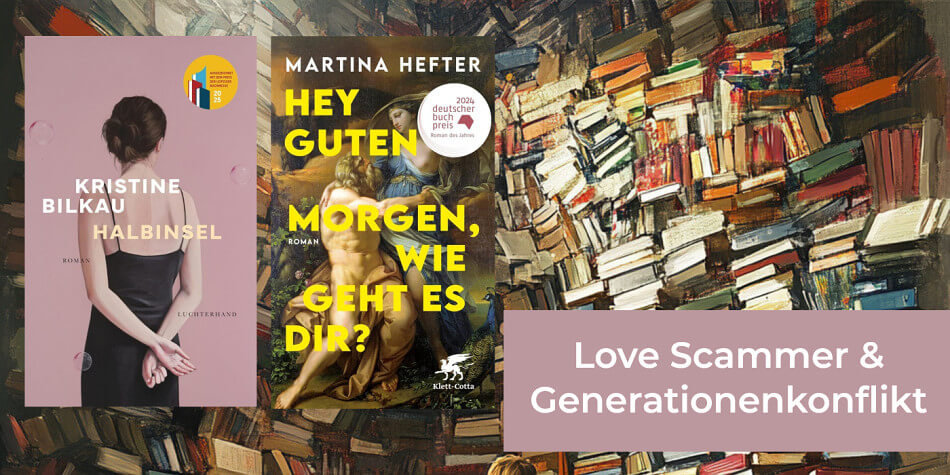 Martina Hefter: Hey guten Morgen, wie geht's dir und Kristine Bilkau: Halbinsel